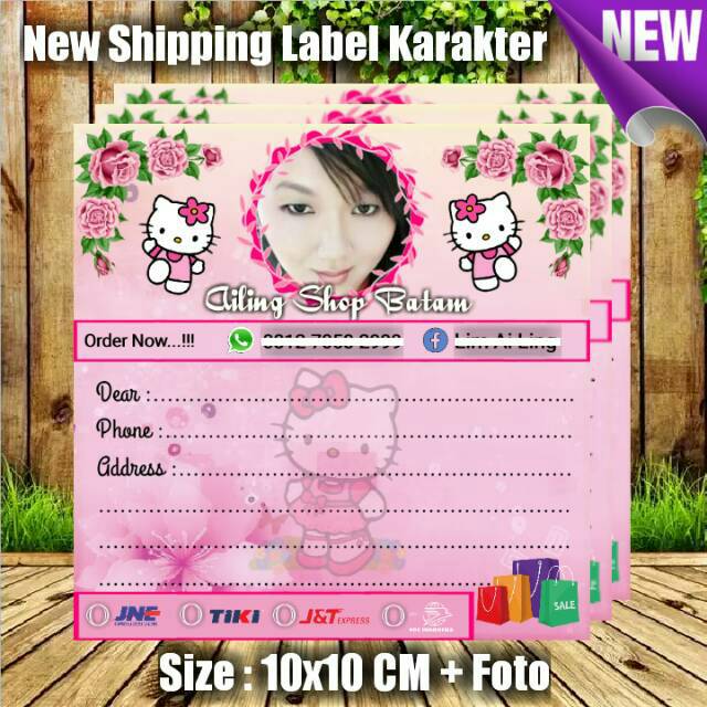 

[TERMURAH] Stiker Label Pengiriman Olshop - FREE Request Foto