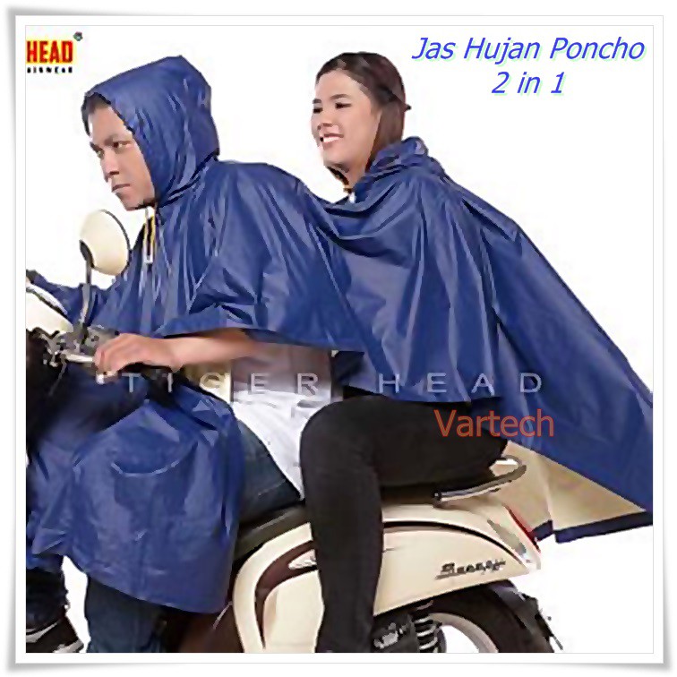 ORIGINAL Mantel 2 Kepala Tiger Head 68767 / Jas Hujan 2 in 1
