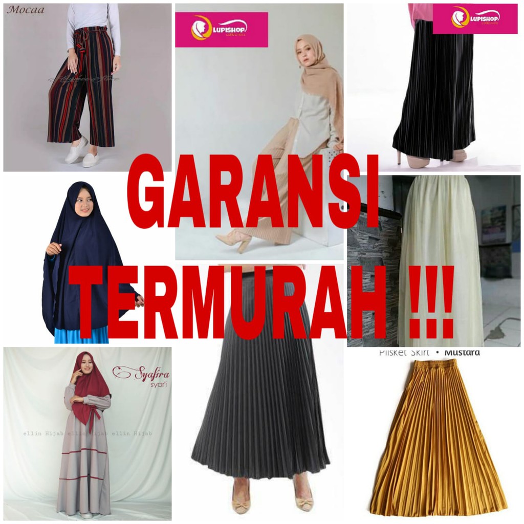 BAWAHAN ROK PLISKET MAYUNG MURAH