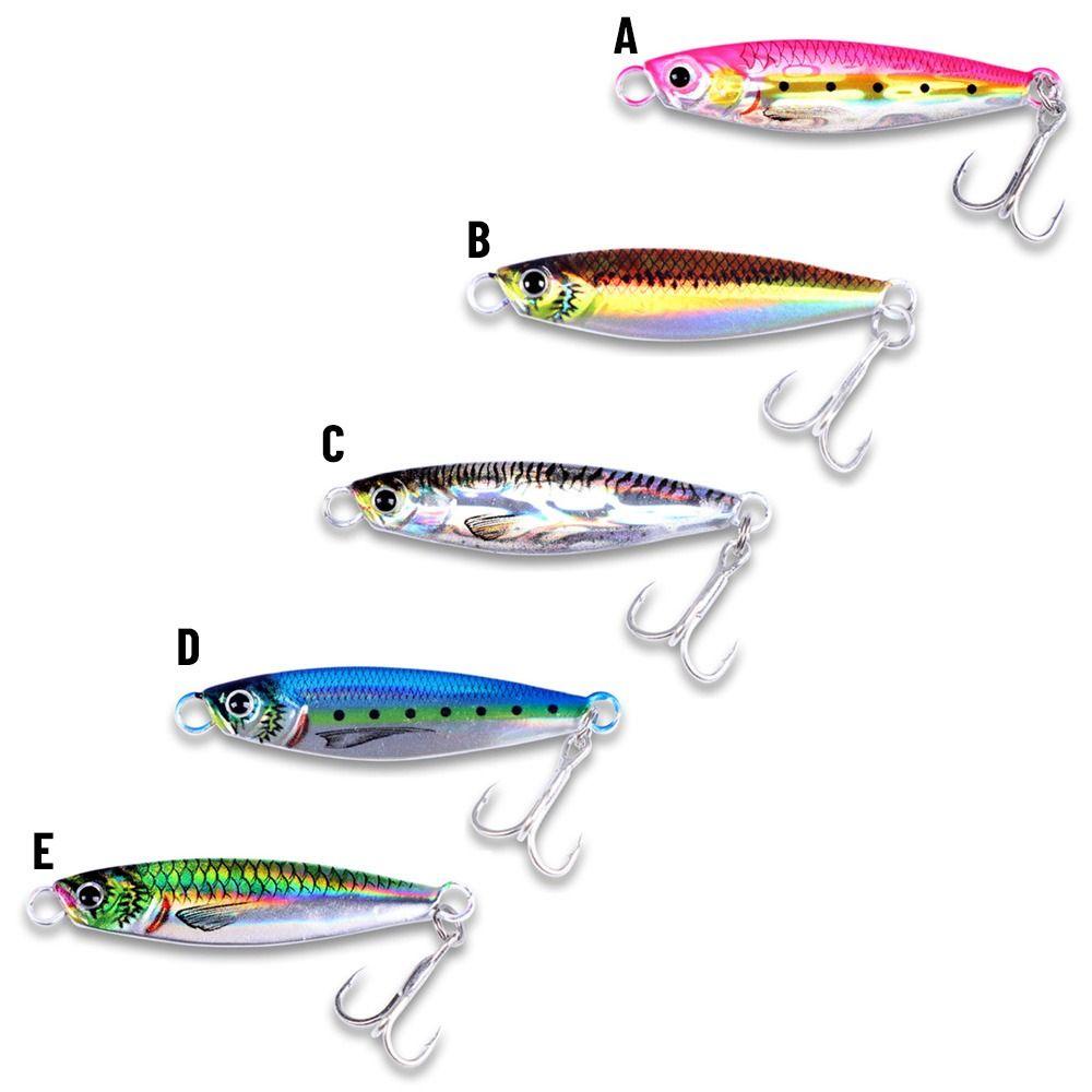 Preva Metal Fishing Lure Tenggelam 30g 65.5mm Ikan Kecil Warna Warni Spanyol