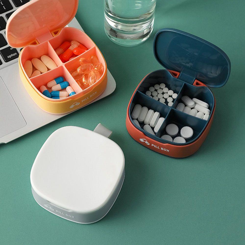 Kotak Obat Nanas Portable Pill Dispenser Organizer Pill Box
