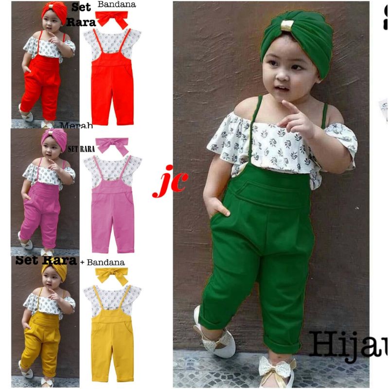 JCK - Set Rara / Stelan Fashion Anak Perempuan Terbaru