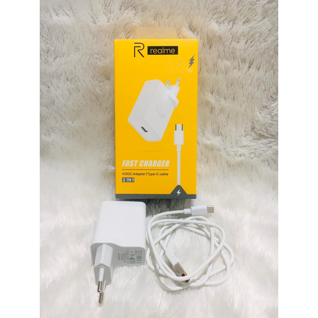 Travel Charger REALME OP92KAEH USB type C 18W Original 99% Package