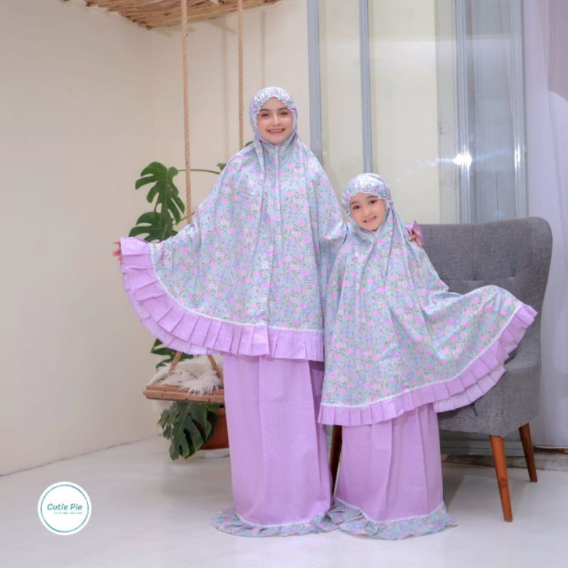 Afsheenastore Mukena Anak Aster Prayer Set By Cutepie / Bisa Couple