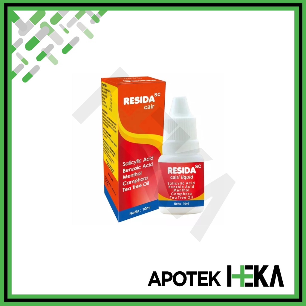 Resida Cair 10 ml - Obat Penyakit Kulit Jamur, Panu, Kadas (SEMARANG)