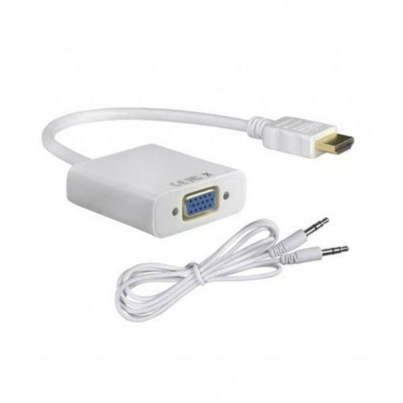 CONVERTER HDMI MALE TO VGA FEMALE WITH AUDIO CONVERTER 1080P FULL HD