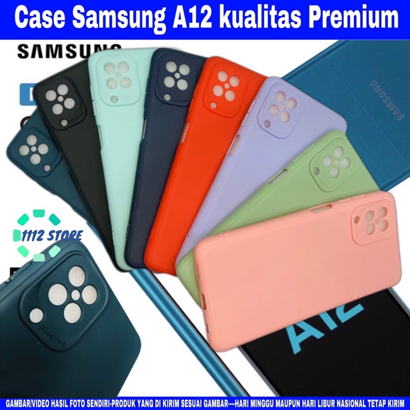 Case Samsung A12 - silikon samsung A12 - softcase Samsung A12 - casing samsung  A12 kualitas premium