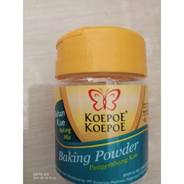 

Baking powder koepoe-koepoe 45gr