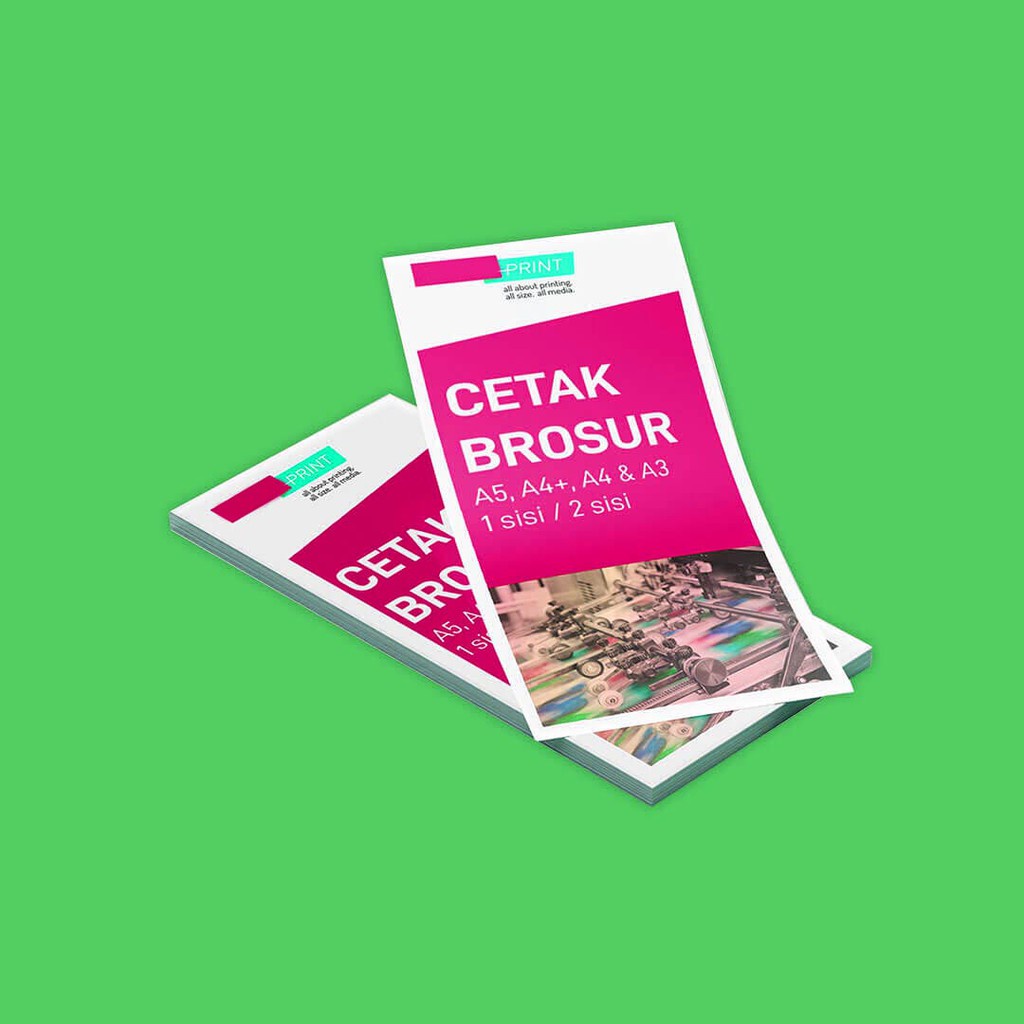 

PRINT BROSUR/FLYER CUSTOM BISA SATUAN UKURAN A5/A4/A6