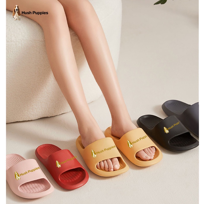 Sandal Hush Puppies Wanita Sendal Pasangan Rumah Tangga Non-Slip Kamar Mandi Mandi Sandal Dan Sandal Musim Panas SIZE 36-40