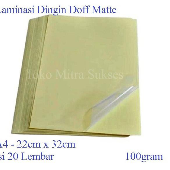 

Asli's promo Plastik Laminasi Dingin Doff Matte U62J02 laris