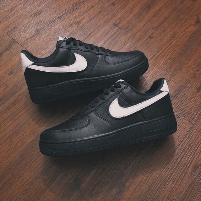 Jual Nike Air Force 1 Low Retro QS • Colour : Black / Black-White • |  Shopee Indonesia
