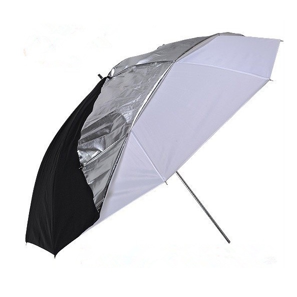 Payung Studio Reflective Photography Umbrella Double Layers 83cm - Black White
