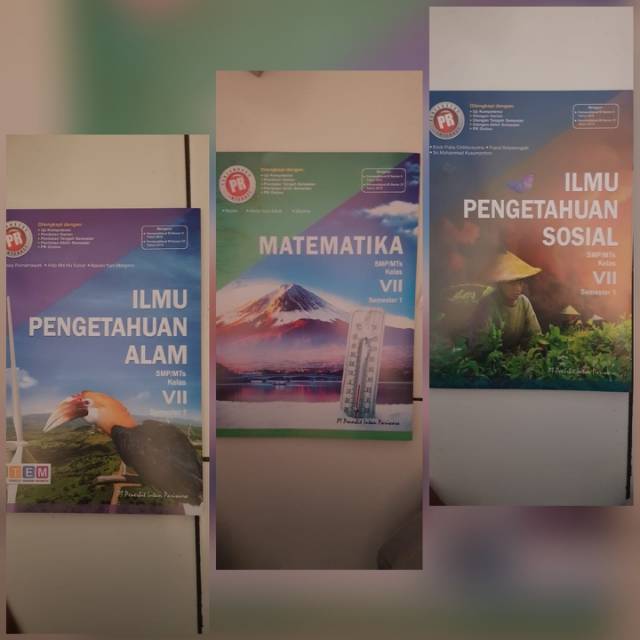 Buku PR IPA, Matematika, IPS kelas 7 semester 1 revisi intan pariwara
