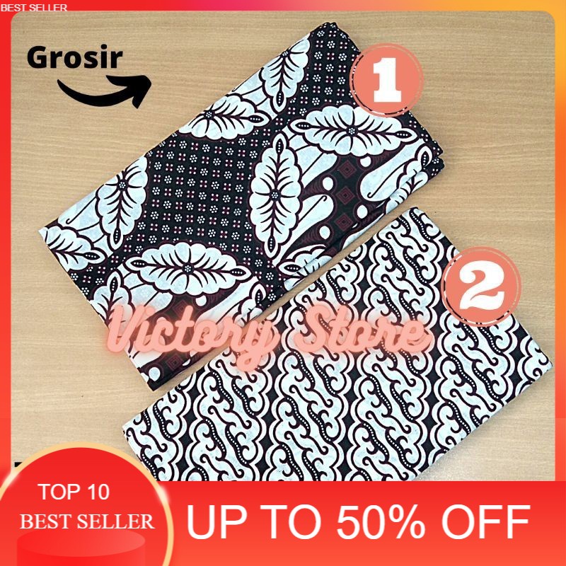 Kain Jarik Pengantin Jarit Batik Putih Parang Sidomukti Halus