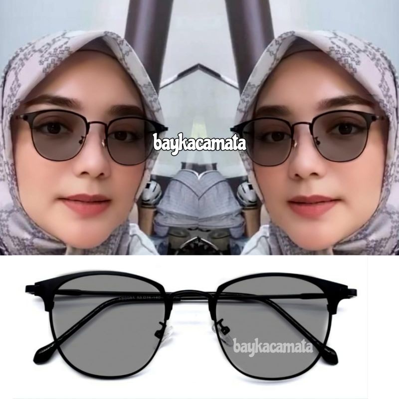 PAKET FOTOCROMIC frame kode0081 kacamata wanita kacamata korea