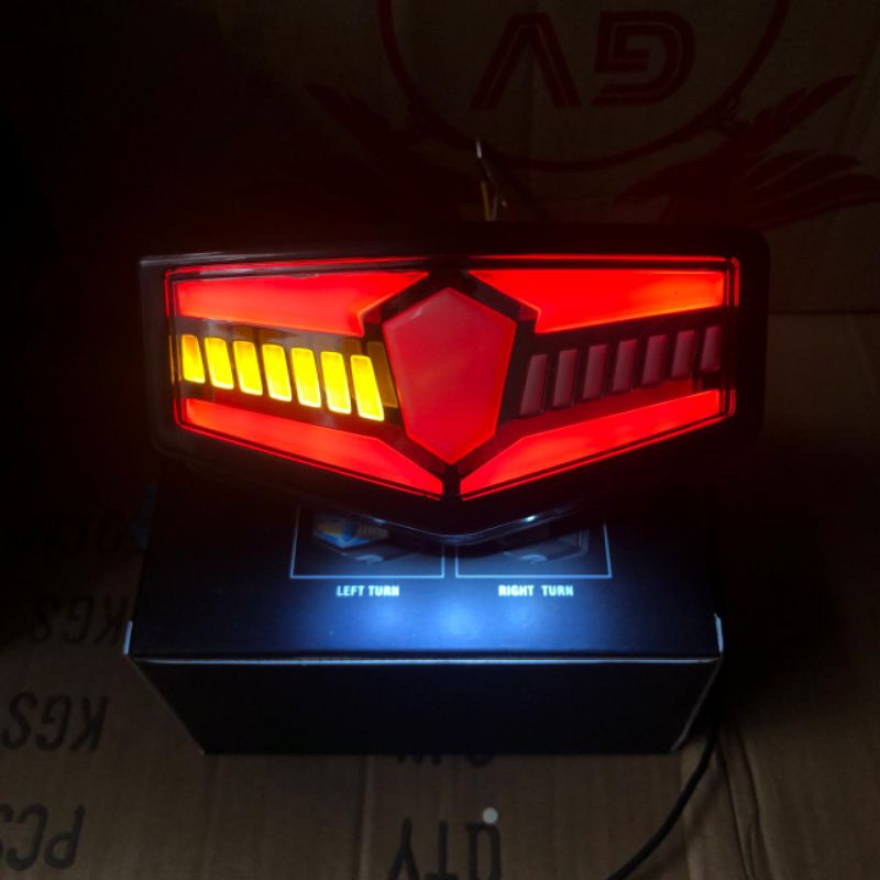 STOPLAMP RX KING MODEL 3 IN 1 PLUS LAMPU SEN RANING / LAMPU STOP LED  RX KING LED 3 IN 1