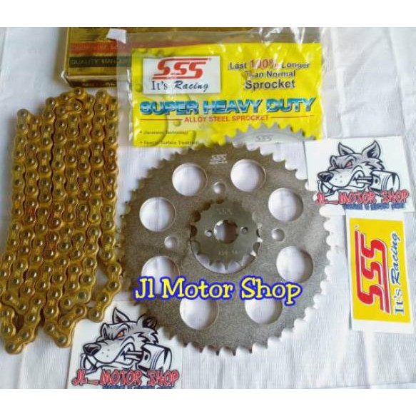 [Ready Stock] !!! Gir Gear set Sss 428 Ninja R RR SS Satria Fu Tiger Megapro Verza Jupiter Z MX Vega