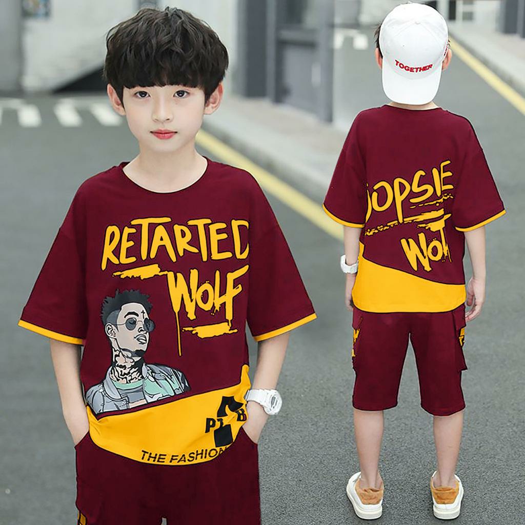 amosjkt28.atasan lengan pendek/baju kaos kids/kaos opsie xs/baju kekinian