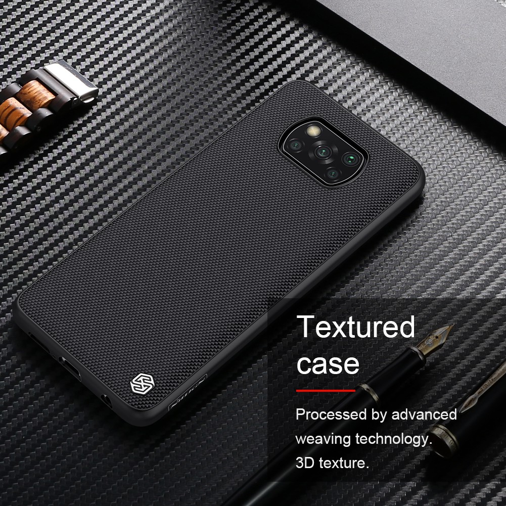 Hard Case Xiaomi Poco X3 NFC Nillkin Textured Nylon Fiber Ori