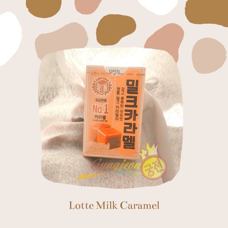 

READY STOCK PERMEN CARAMEL SECRETARY KIM LOTTE MILK CARAMEL