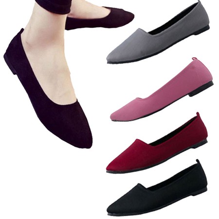 TERLARIS DAN TERMURAH FLATSHOES WANITA BALET POLOS