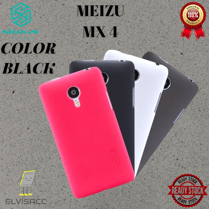 MEIZU MX 4 NILLKIN HARDCAASE FROSTED SHIELD ORIGINAL MEIZU MX 4 COLOR HITAM