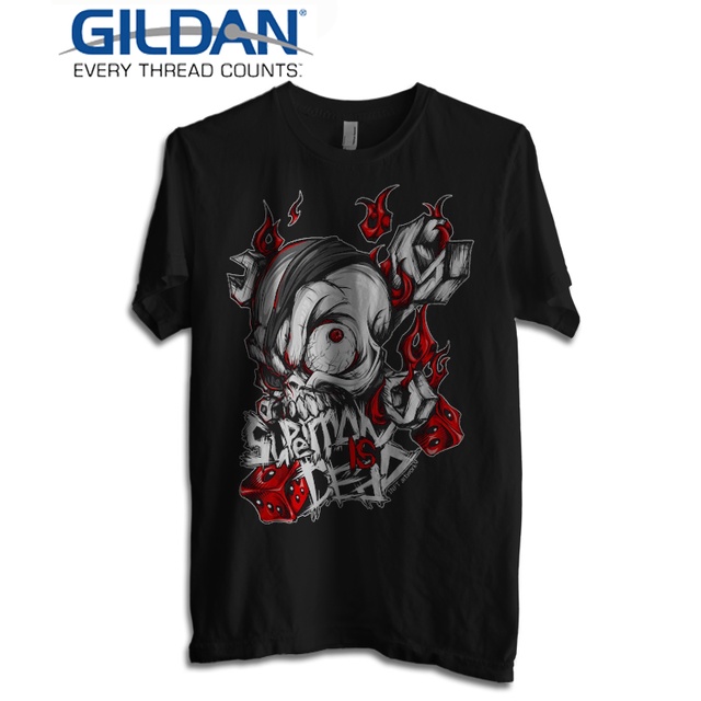 Kaos Superman " IS Dead " NEW STATES APPAREL Tshirt