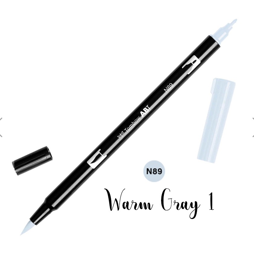 

ABT Tombow Dual Brush Pen - N89 Warm Gray 1