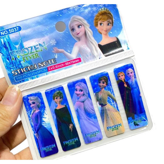 STICKY NOTE  HOLOGRAM 1 SET 100PCS-STICKY FROZEN
