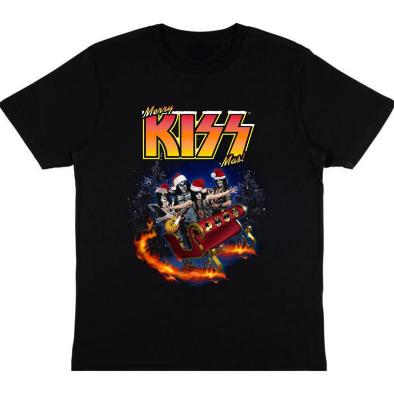KAOS BAND ROCK KISS | T-SHIRT BAJU METAL PREMIUM| KAOS DISTRO BAND ROCK