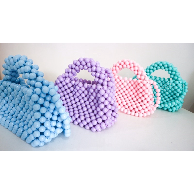 BEADED BAG//BEADS BAG // tas manik // austy bag