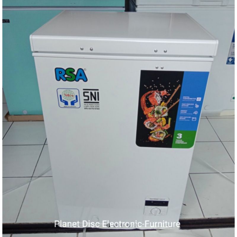 Kulkas Chest Freezer RSA CF110 Kulkas Daging kulkas Duduk kulkas Sosis