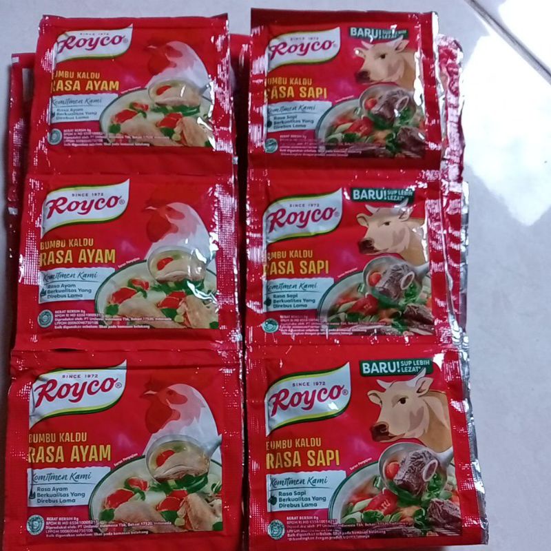 

ROYCO AYAM&SAPI 1rt isi 12sachet/