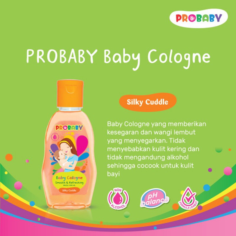 Probaby Baby Cologne Minyak Wangi Anak 100 ml - Silky Cuddle