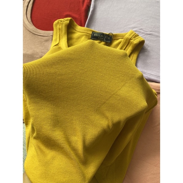 KAOS BELLACITA TANK TOP CROP TOP IMPORT BANGKOK (BJBLC673)