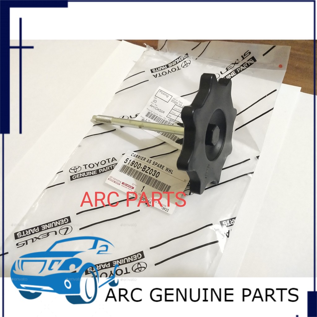 Baut ban serep putaran bracket gantungan ban serep hitam agya ayla original gress baru