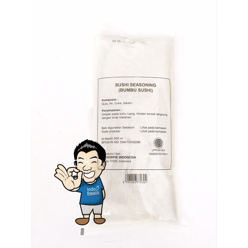 

Kewpie Sushi Seasoning- Cuka Sushi- Bumbu Sushi 600ml