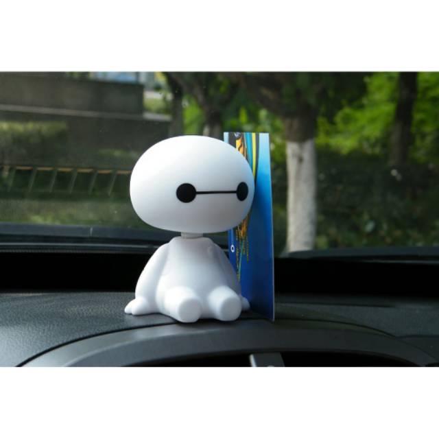 Hiasan Baymax Aksesoris Dashboard Mobil