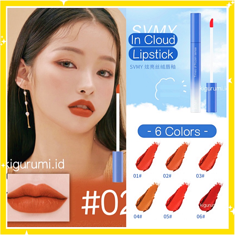 SVMY Lipstik Lip Glaze Blue Matte Lipstick Lip Gloss LA182 1066