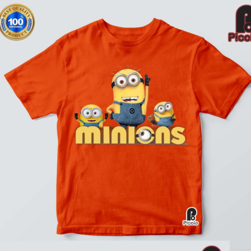 BAJU KAOS ANAK MINION LUCU BAHAN PREMIUM