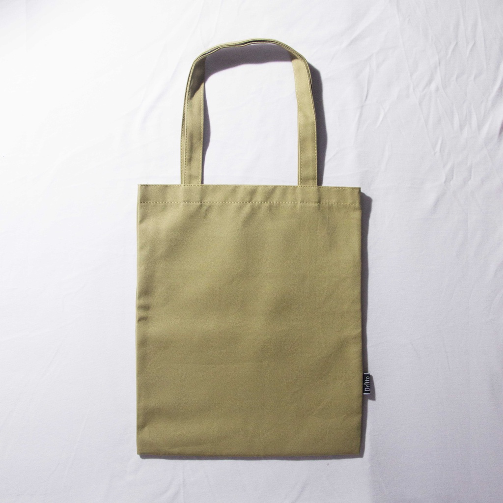 Tote Bag Polos Kanvas - Totebag Kuliah Simple - Dritto