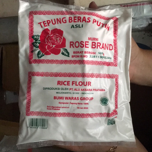 

Tepung beras rosebrand 500gr