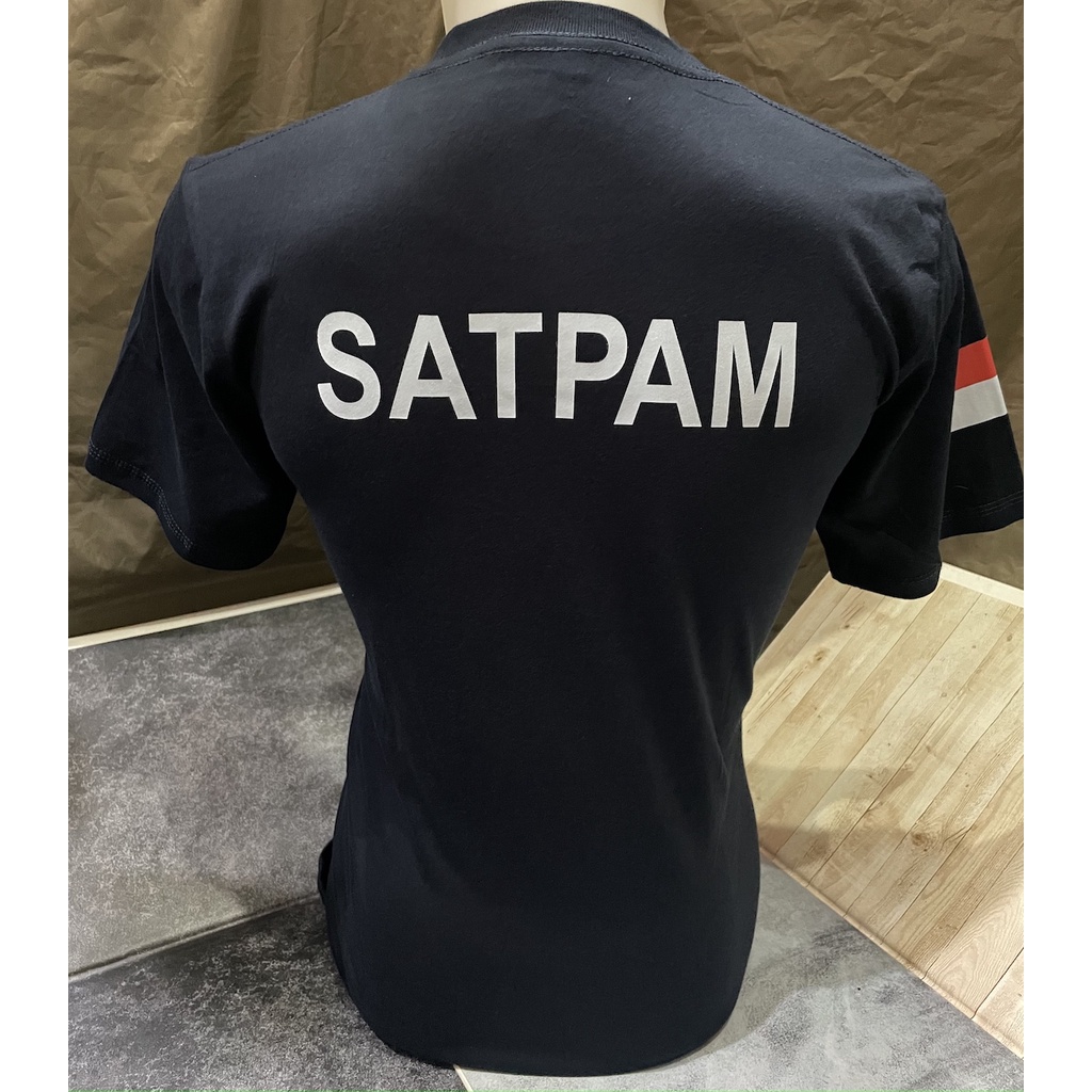 Kaos Katun Satpam - Kaos Security - Kaos Satpam - Biru