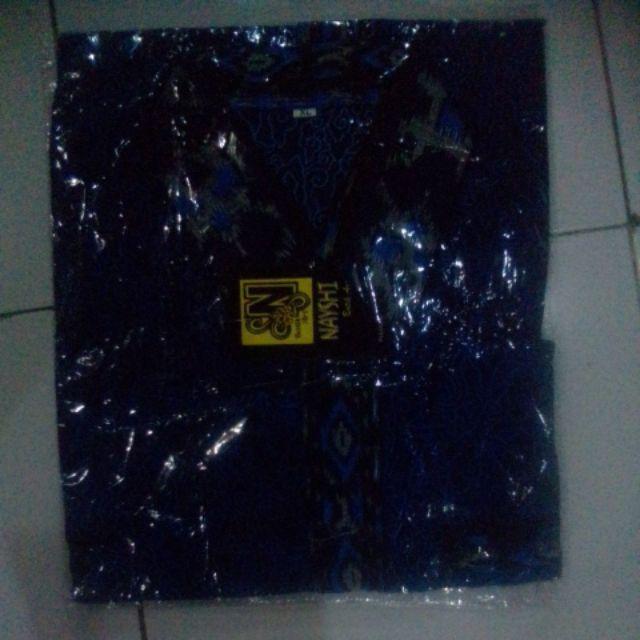 Kemeja Batik Pria Lengan Pendek M L Xl Xxl Kipas Mega Mendung Seno Cendrawasih Merak Kawung