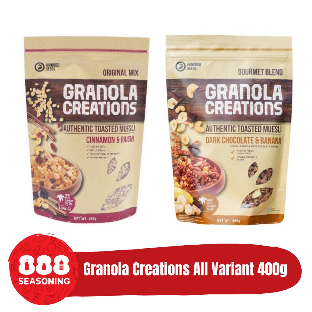 

HUNDRED SEEDS GRANOLA CREATION 400G