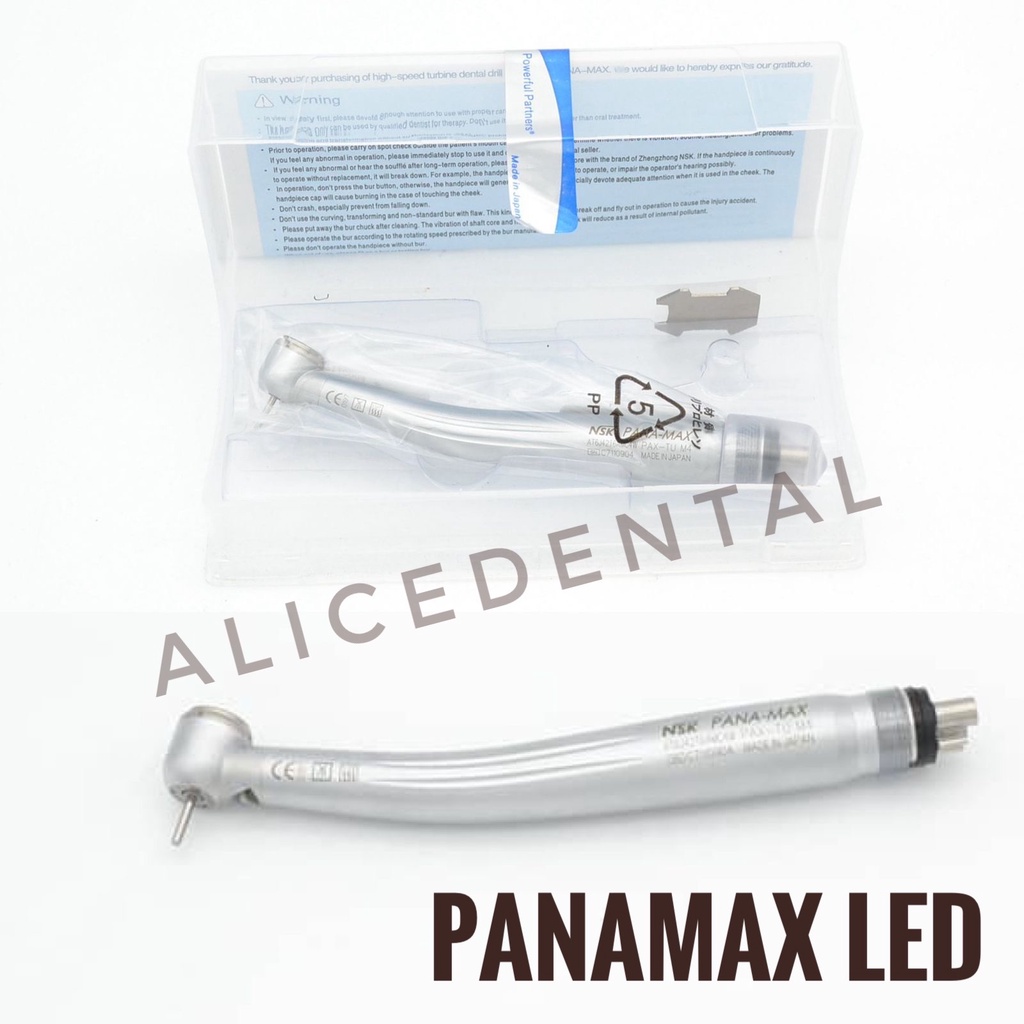 Dental Handpiece Panamax pana-max LED highspeed push button high speed pana max