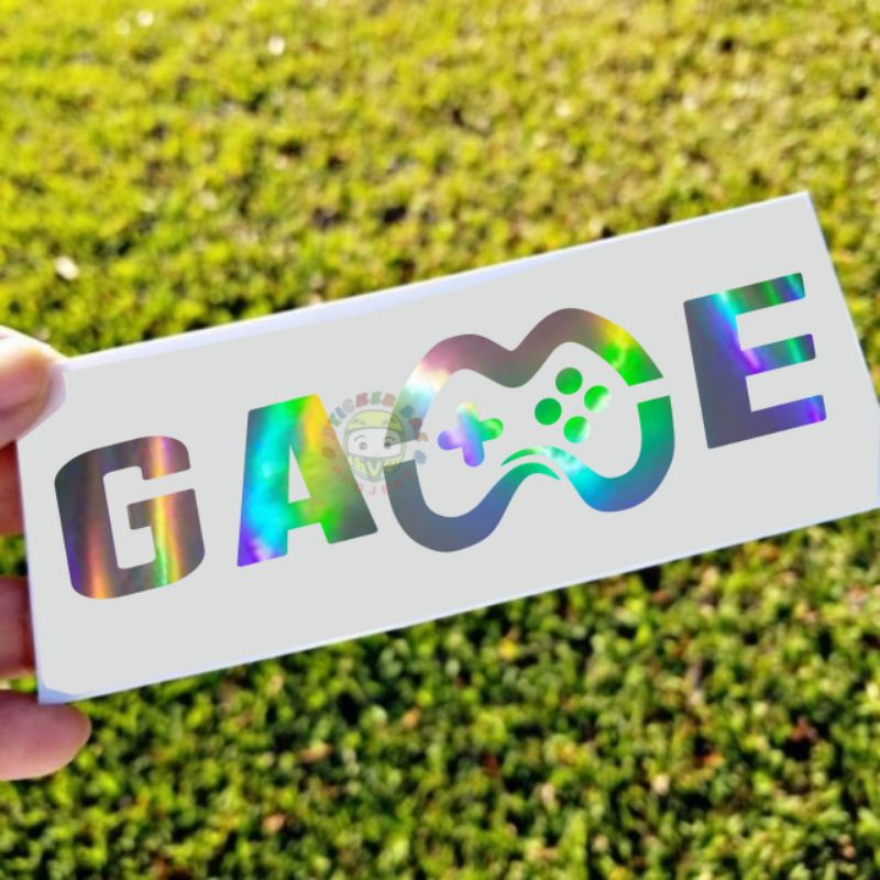 Sticker GAME cuting sticker gamer 1pcs stiker ps hp motor dll