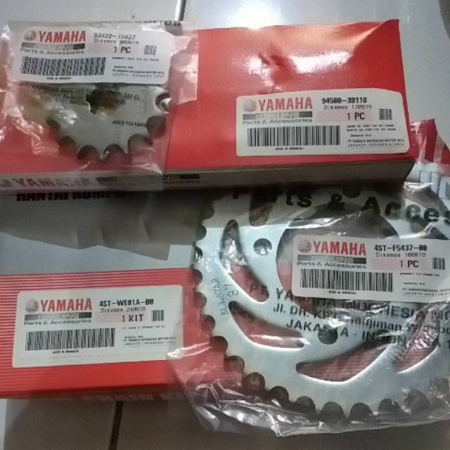 Gir Set Rantai Roda Kit Yamaha RXK RX King 4ST WE01A B0