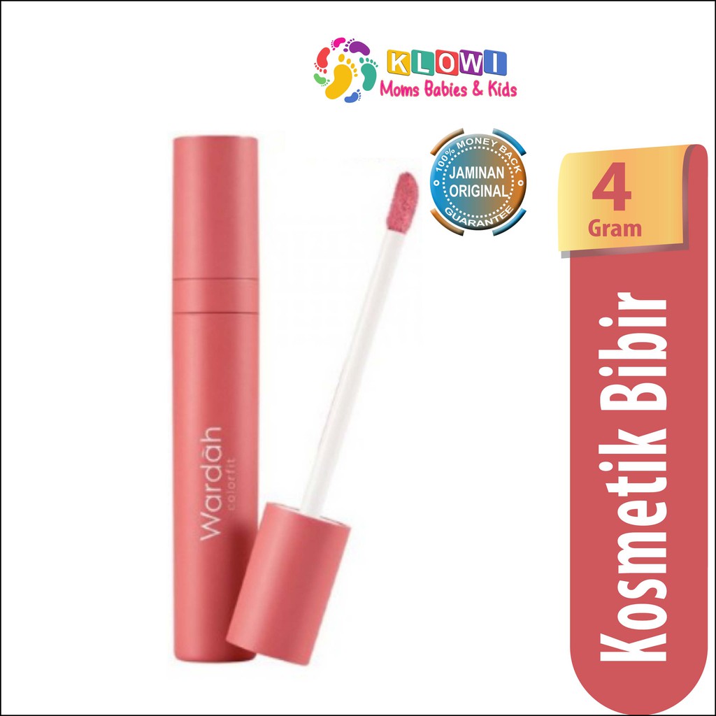Wardah Colorfit Velvet Matte Lip Mousse 02 Joyful Orange 4G / Matte Lipstick / Lipstik